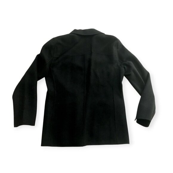 Vintage NWT DKNY black wool short coat/ jacket, size 8 - Picture 2 of 11